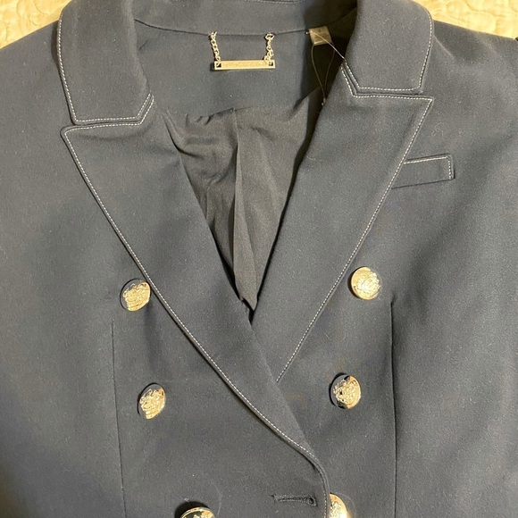 “TAHARI” Double Breasted Contrast Blazer Jacket - Picture 7 of 16